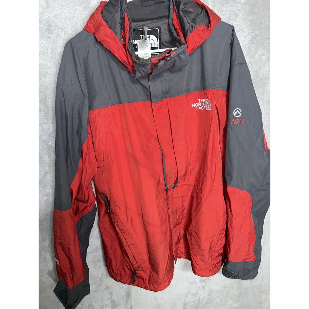 The North Face Red Black Gore Tex XCR Summit Series Waterproof Jacket Size XL